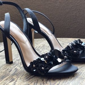 Black High heels Sandals